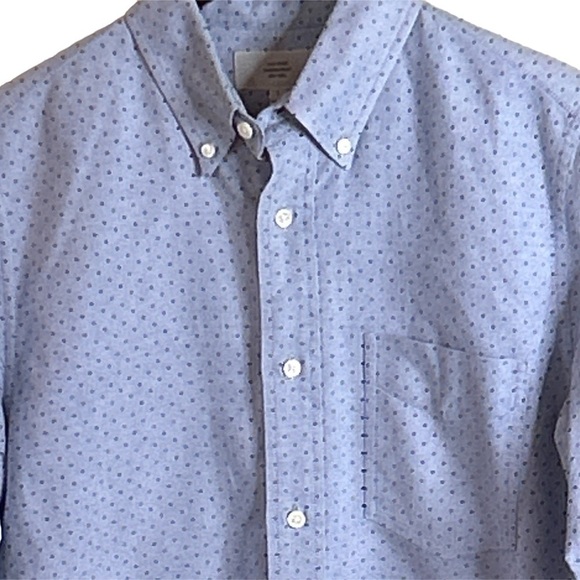 Jack Spade Warren Street Men's Button Up Polka Dot Shirt Collared Long Sleeve Sm - Picture 3 of 6